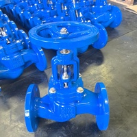 Vanne à opercule à tige montante à bride DN65 PN16 GGG50 en fonte ductile pour projet de canalisation d'alimentation en eau urbaine
