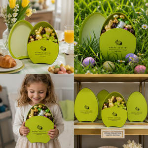 Boîte en papier rigide en forme d'œuf <span class=keywords><strong>de</strong></span> Pâques <span class=keywords><strong>de</strong></span> luxe personnalisée, contenant pour <span class=keywords><strong>chocolat</strong></span> fait main, emballage <span class=keywords><strong>de</strong></span> fête haut <span class=keywords><strong>de</strong></span> gamme, vente en gros - Product Image 3