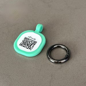 Etiqueta Inteligente de Identificación para Mascotas con Código QR Personalizado Creativo 2026, Impresa, 13.56MHz NFC213 NFC, Llavero de Silicona, Rastreador Antipérdida para Perros - Product Image 4