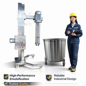 Émulsifiant électrique hydraulique de montée et de chute d'acier inoxydable industriel de cisaillement élevé - Product Image 6