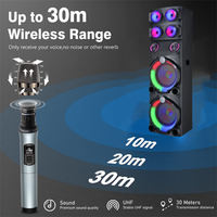Par de Altavoces de Caja 240W RMS Muestra Gratuita Inalámbricos Inteligentes Integrados Oferta Especial Portátiles para Fiestas Tipo Trolley OEM/ODM