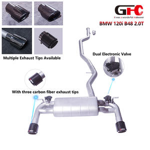 GFC Sistema di Scarico Catback con Valvola e Silenziatore in Acciaio Inox 304 per <span class=keywords><strong>BMW</strong></span> <span class=keywords><strong>120i</strong></span> 125i 2.0T <span class=keywords><strong>F20</strong></span> B48 2015-2019 - Product Image 5