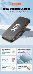 High-Power Multi Port Charger PD Charger 15 Ports Fast Phone Charging Station Electric Type-C PD24W <b>Adapter</b> - Product Image 4