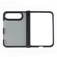Coque de téléphone PC antichoc 2-en-1 avec colonne centrale pour iPhone 18 Duo Fold, coque arrière mate anti-rayures pour téléphone pliable