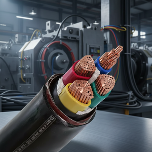 <span class=keywords><strong>สาย</strong></span><span class=keywords><strong>ไฟ</strong></span>ฟ้าหุ้มเกราะอุตสาหกรร<span class=keywords><strong>ม</strong></span>แกนทองแดง YJV22 แบบ 3/4/5 แกน ขนาด 25/50/95 <span class=keywords><strong>ม</strong></span><span class=keywords><strong>ม</strong></span>. ฉนวน XLPE หุ้มเกราะเหล็กเคลือบ PVC <span class=keywords><strong>ม</strong></span>าตรฐาน CE IEC - Product Image 5