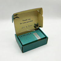 Boîtes d'expédition en papier ondulé recyclable avec logo rose pour emballages cadeaux, chaussures, vêtements, colis postaux pour les petites entreprises