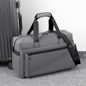 Sac de voyage portable en tissu Oxford de haute qualité, design plat sportif, fermeture éclair, échantillon gratuit, pliable, accessoire décontracté pour le bureau et les affaires - Product Image 2