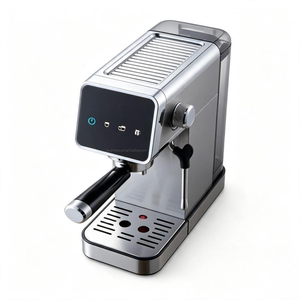 เครื่องชงกาแฟกึ่งอัตโนมัติ ถังน้ำใส 1.1 ลิตร ควบคุมด้วยระบบสัมผัส พร้อมฟังก์ชั่นอุ่นแก้ว เครื่องทำฟองนม เครื่องชงกาแฟคาปูชิโน - Product Image 3
