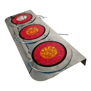 Pièces de système d'éclairage de camion de haute qualité, universelles, électroplaquées, LED, triple feu arrière, feu latéral pour remorques - Product Image 4