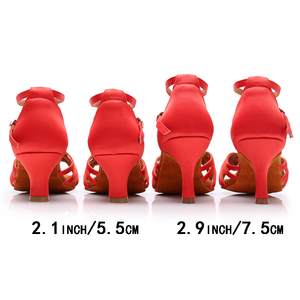 Scarpe Flamenco <span class=keywords><strong>ballerine</strong></span> tacco alto da sala da ballo scarpe salsa latino da <span class=keywords><strong>donna</strong></span> - Product Image 5