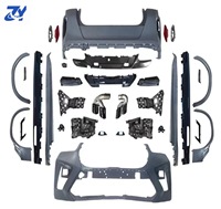 Para BMW Kit de carrocería de alta calidad 2024 X6 G06 Lci a X6M F96 Lci Rejilla de parachoques delantero y recortes de escape laterales