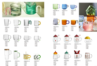 Fournisseur OEM ODM de verrerie – Tasse en verre borosilicate haute résistance 420 ml avec bord ionisé, sans BPA, anti-fuite, motif dessin animé