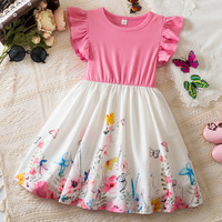 Robe de princesse en mousseline sans manches et dos nu pour filles, imprimée, écologique, longueur cheville, style robe de bal, personnalisable, pour l'été, pour l'exportation