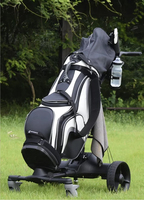 Chariots de golf personnalisables, pliables, intelligents, suivez-moi, chariots de golf en mode croisière pour golfeurs et terrains de golf