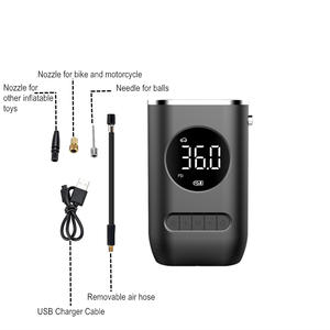 <span class=keywords><strong>Mini</strong></span> portátil bicicleta bomba eléctrica <span class=keywords><strong>para</strong></span> colchón de aire de alta presión de mano de la motocicleta bomba de Li-Ion batería recargable inflado - Product Image 3