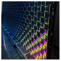 Matrice mécanique Led Mur Interactif RVB Écran Scalelike Matrice Led Affichage Lumière D'étape Pour Exposition/Exposition D'art