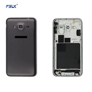 Chất Lượng Cao Pin Bìa Đối Với Samsung Galaxy J3 2016 J320 Điện Thoại Trở Lại Bìa Trung Khung Phía Sau Trung Bezel Trường Hợp Đầy Đủ nhà Ở