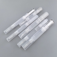 Contenant vide transparent de haute qualité pour stylo cosmétique, stylo à clic rotatif, plusieurs capacités, dissolvant de vernis à ongles en plastique, patch pour ongles