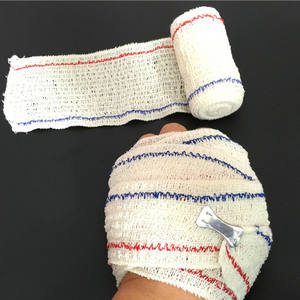 ผ้าพันแผลยืดหยุ่น 5 ซม.x 450 ซม. 7.5 ซม.x 450 ซม. ด้ายสีแดงสีน้ำเงิน ไม่ผ่านการฆ่าเชื้อ สำหรับทำแผลปิดแผลหลังคลอด ช่วยกระชับสัดส่วน - Product Image 5