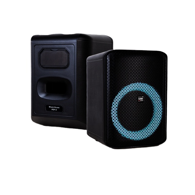 Simple Outdoor Dual Bass Wireless for Bluetooth Speaker High Fidelity Professional Sound Quality Portable with 8ohm Impedance
