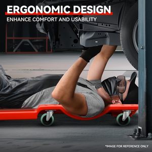 36 "<span class=keywords><strong>Garage</strong></span> Shop Creepers, <span class=keywords><strong>garage</strong></span> roulant en plastique pour <span class=keywords><strong>réparation</strong></span> de <span class=keywords><strong>garage</strong></span> <span class=keywords><strong>automobile</strong></span>, capacité de poids de 330 lb - Product Image 2