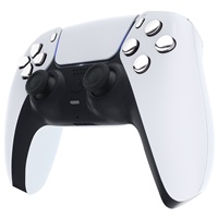 Repuesto de Botones D-pad, R1, L1, R2, L2, Gatillos y Botones Faciales en Cromo Plateado, Juego Completo para Control de PS5 BDM-030/040/050/060