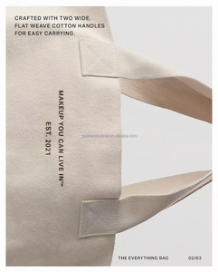 2025 Customized Logo <strong>Eco</strong> <strong>Friendly</strong> Oversize Large Tote For Pilates Grocery Cotton Canvas <strong>Bag</strong> The Everything <strong>Bag</strong> For Yoga - Product Image 4