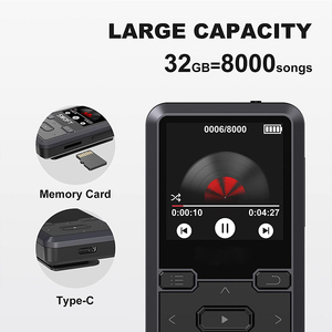A3 Lossless Sound 32GB Memory Mini Clip <strong>MP3</strong> Music <strong>Player</strong> with <strong>bluetooth</strong> 5.0 - Product Image 6