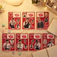 Figurine créative KPOP ARIRANG pour groupe de garçons, JIN JIMIN SUGA J-HOPE V, avec panneau détachable amusant, support de 12,5 cm, cadeau pour fans RM JK