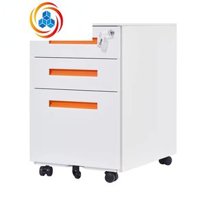 Proveedor de Fábrica: Archivador Metálico de Oficina, Mueble de Almacenamiento Móvil, Organizador Moderno con Cajones, Pedestal Móvil de Acero - Product Image 2