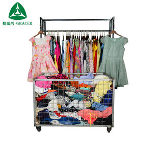 Ropa de segunda mano en línea Corea limpio Bale seda algodón poliéster para verano paquete personalizado Logo 45kg dirigido a África - Product Image 2