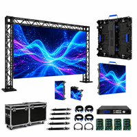 Écran LED de location 500x1000mm P2.6 P3.91 certifié CE RoHS FCC IP65 Mur vidéo pour Église Mariage Événement Spectacle