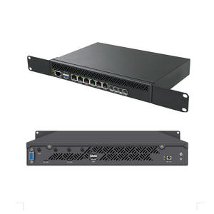 <strong>2025</strong> Industrial Computer OEM ODM Intel Atom C3758 C3958 C3808 6Lan 4*10G SFP+ Fanless Mini <strong>Server</strong> Mikrotik Soft Router Firewall - Product Image 1