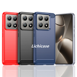 Lichicase เคสโทรศัพท์แฟชั่นแบบกระชับสำหรับ Xiaomi 14T Pro ฝาหลังมือถือสีด้าน - Product Image 1