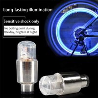 Angbow Vier Farben Großhandel Auto Motorrad Fahrrad Rad Reifen Ventil Blitz-LED-Licht Speichenlampe Dekoratives Licht