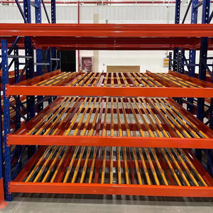 Sistema de estante de suministro de alta calidad con estante de flujo de cartón industrial con rodillo de gravedad para almacenamiento en almacén - Product Image 1