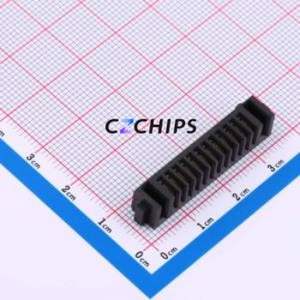 XDCZ-20F1-12P Button & Strip Battery Connector SMD Connector Gold -40℃~+85 - Product Image 1