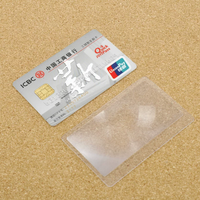 PVC Card Magnifying Glass, Bookmark Magnifying Glass, Ultra-thin Business Card Magnifying Glass, 85X55MM