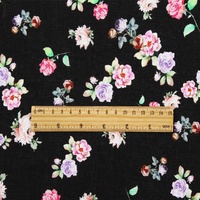 Benang Bali Katun 60*60 Kustom Kain Cetak Digital Bunga Kecil