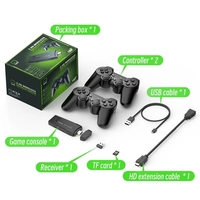 Console de jeu rétro classique Mini TV avec manette sans fil, écran TFT 3,0 pouces, mémoire intégrée de 64 Go, plus de 20 000 jeux, prise en charge FC et GBC