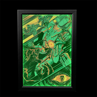 Personnalisé 16x24 Premium Snap Ouvert Cadre Noir Bordure Boîte à Lumière Affiche RVB Couleur Rétro-Éclairé Led Mur Art Lumière Cadre Photo