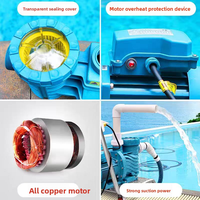 Pompe à eau intégrée AQUA 1.5/2/3HP en ABS pour piscine gonflable, spa et nettoyeur de réservoir de sable, modèle AQUA-0092