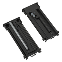 Glissière de tiroir à fermeture amortie hydraulique en plastique POM, amortisseur de tiroir, en stock