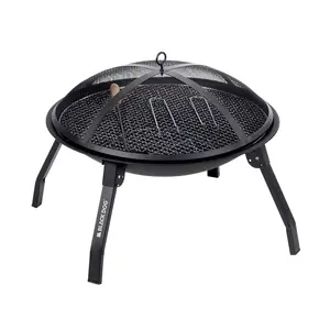 Blackdog Fire Pit Plegable Surround Barbacoa Grill Parrilla de fuego al aire libre Barbacoa al aire libre Parrilla Lavabo