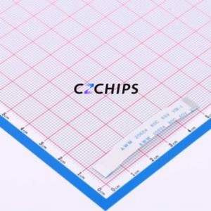 JS05A-13P-050-3-4 FFC Cable (Flexible Flat Cable) P=0.5mm Connector 13P 0.5mm 0.3mm Non-Inverting - Product Image 1