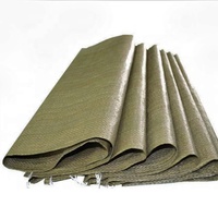 Chine prix pas cher recyclé 55x95cm 50 grammes sacs en polypropylène vert pour débris de Construction bâtiment déchets sable