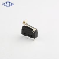 Petit interrupteur de fin de course avec rouleau simulé couleur noire spdt 3 broches micro interrupteur pour appareil ménager