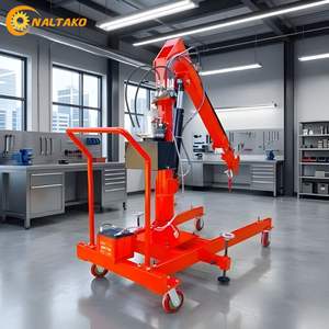 Mini Grúa Hidráulica Profesional de 2 Toneladas de Capacidad, 4.2m Máx. Altura de Elevación, 360 °   Garantía de Rotación de 12 Meses OEM/ODM - Product Image 4