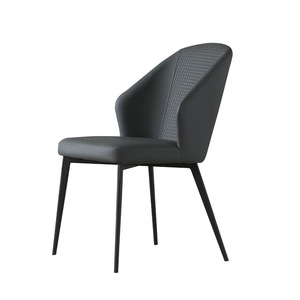 Ensemble de 4 chaises de salle <span class=keywords><strong>à</strong></span> manger CJ-383E, chaises de salon, chaises de restaurant, pieds en métal, rembourrage pour <span class=keywords><strong>appartement</strong></span>, villa - Product Image 4