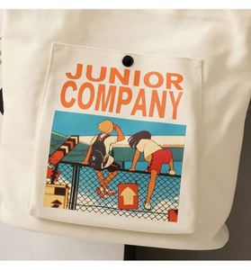 Bolsa de Mano Mediana de Algodón con Logotipo Personalizado, Gran Capacidad, Reutilizable, para la Playa o Compras, Entrega Rápida, Estilo Plegable para Uso Diario - Product Image 6